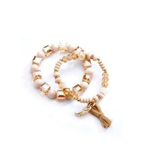 Two Row Angel Wing Bracelet